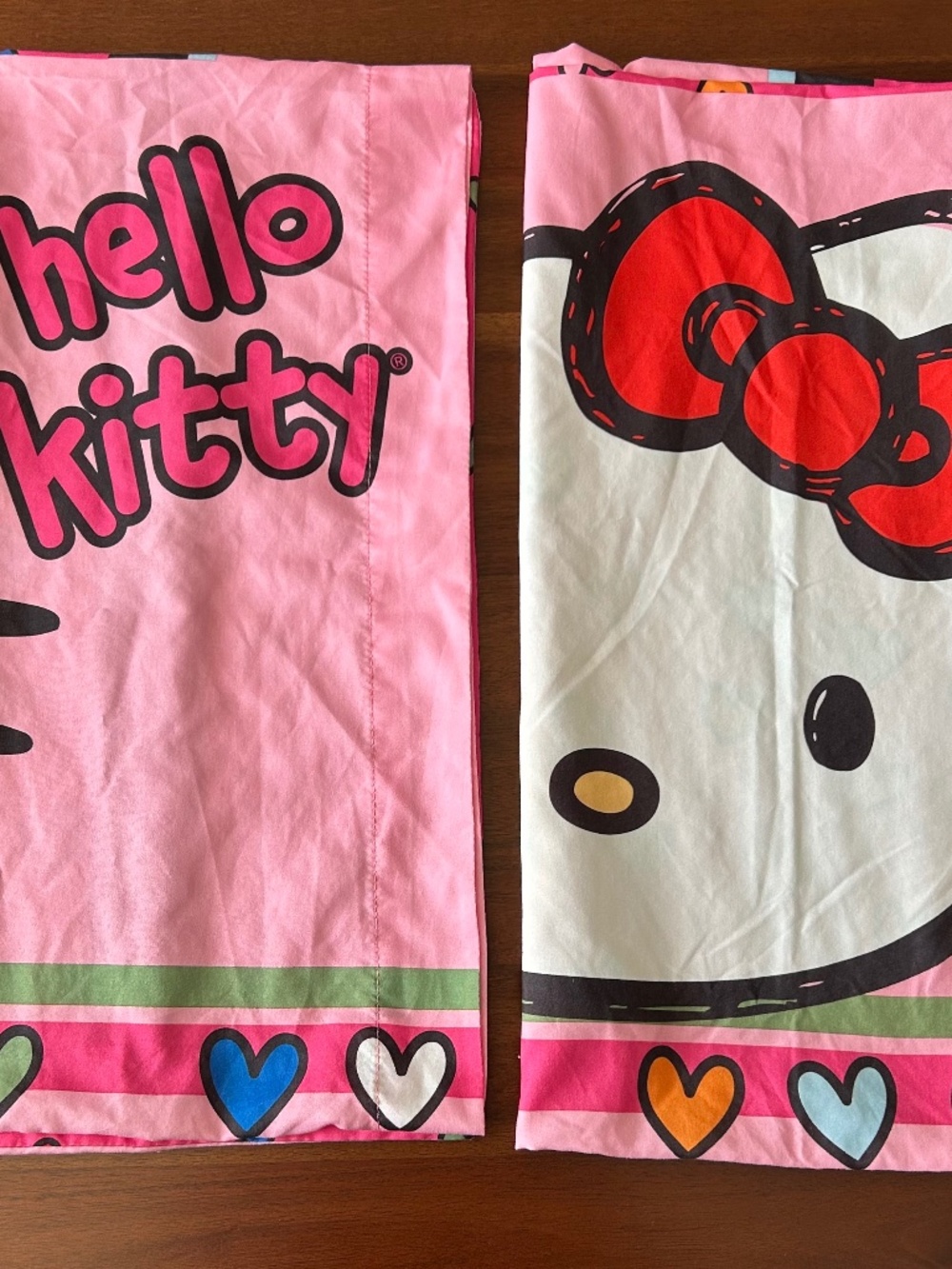 2 Standard Hello Kitty Pillow Cases